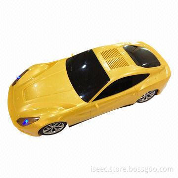 Portable Car Speaker with FM Radio Function, Built-in Rechargeable Li-ion Battery